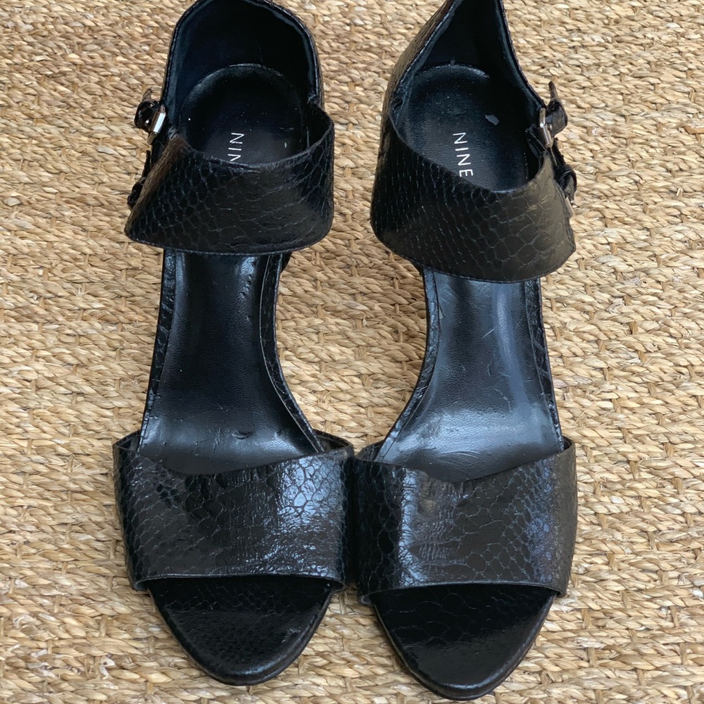 Nine West black heels